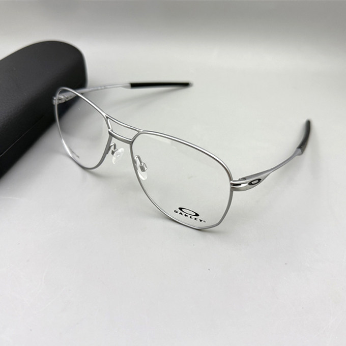超轻纯钛运动品牌原装双梁飞行休闲可配变色近视光学眼镜架OX5077