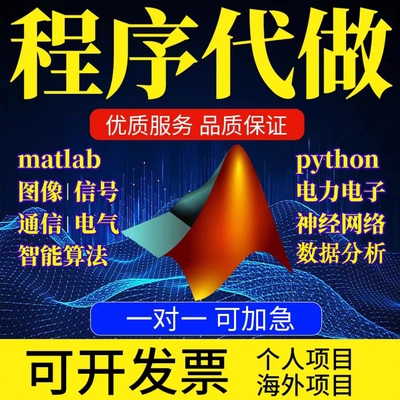 matlab代编程序代做python代码帮做编写图像信号处理电气仿真设计