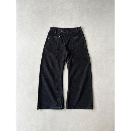 H1c偏轴*斜门襟弯刀14oz原牛