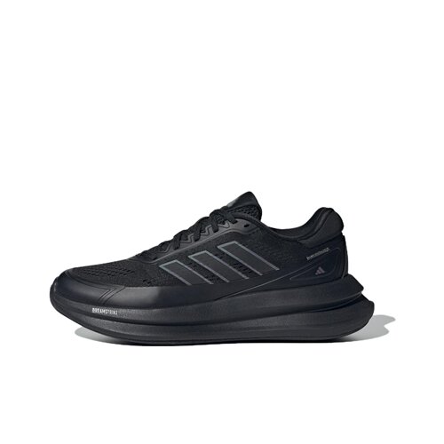 adidas NOVAWAVE 舒适百搭 低帮 休闲跑步鞋 男款 黑色JQ9340