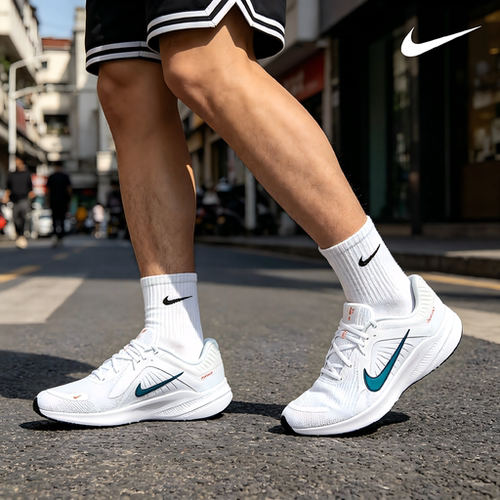 Nike织物防滑耐磨透气轻便低帮休闲鞋男女同款 灰色DD0204-101