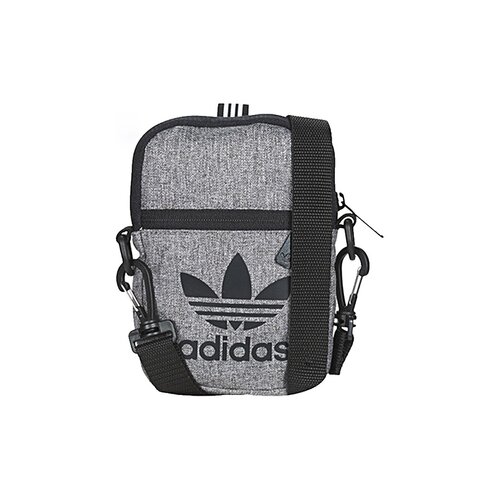 adidas originals 三叶草运动休闲小单肩包斜挎包 灰色ED8687