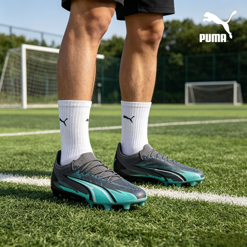 PUMA彪马织物PU 耐磨 足球鞋107827-01