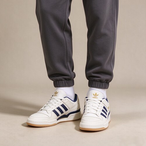 adidas originals FORUM TPU头层牛皮舒适贴合低帮板鞋JQ1538