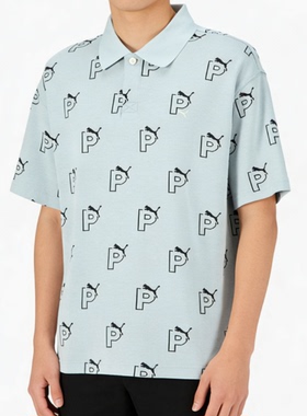 Puma/彪马新款男子运动透气休闲翻领T恤539664-80