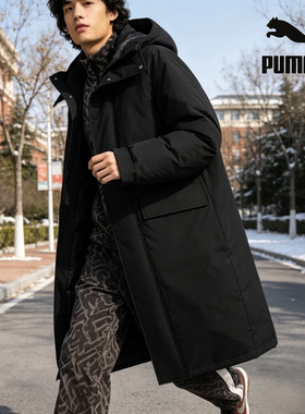 PUMA 保暖舒适亲肤防风 羽绒服 男款 黑色627431-01