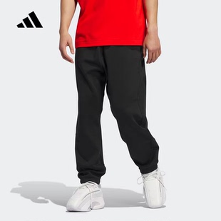 adidas阿迪达斯男女运动加绒长裤 IZ4908 束脚宽松针织透气休闲裤