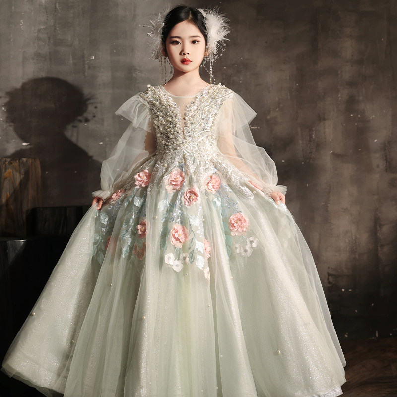 可乐城儿童轻奢重工公主裙