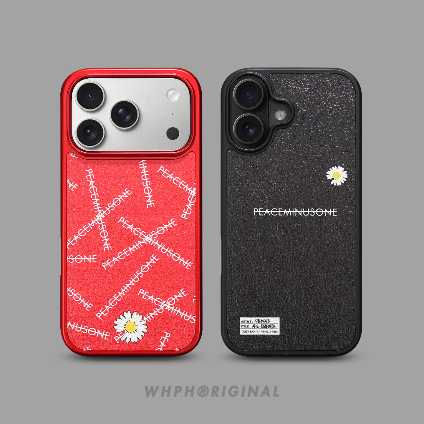 权志龙雏菊花适用于苹果17promax磁吸手机壳新年红色款iPhone16高级感情侣15潮牌标签14仿皮磨砂13防摔保护套