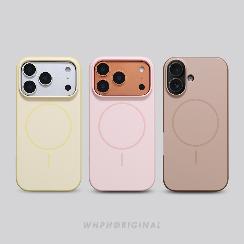 简约纯色新款适用于iPhone17pro磁吸手机壳MagSafe无线充电苹果16Promax超火少女粉色17Air柠檬黄防摔保护套