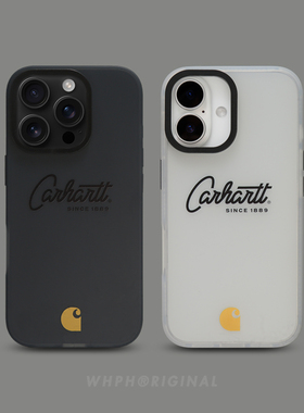 MagSafe磁吸潮牌新款苹果17promax手机壳适用于华为pura70pro欧美风iPhone16半透明黑白色15磨砂14防摔保护套