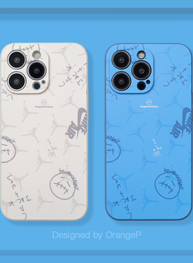 Travisscott联名iphone17Promax藤原浩16苹果15手机壳xsmax软XR潮14闪电保护套13硅胶磨砂12防滑个性15plus