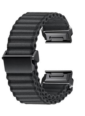 适用Garmin佳明fenix8越野尼龙表带tactix回环epix pro卡扣mk3i