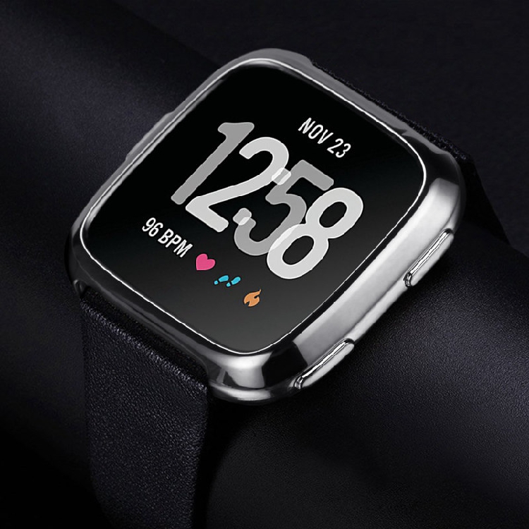 适用Fitbit Versa/Versa Lite保护壳tpu保护壳软胶壳保护套充电器