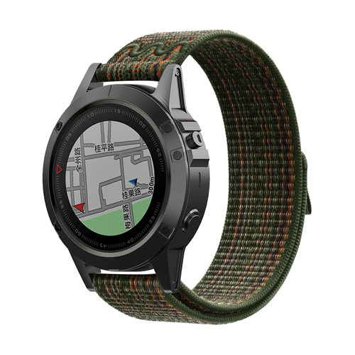 适用Garmin965fenix6/5尼龙表带
