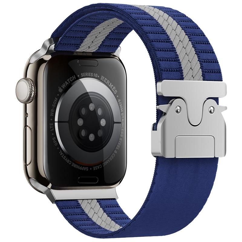适用APPLEWATCH表带编织尼龙