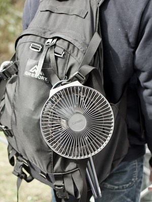 韩国Claymore户外超轻便携露营野营折叠可充电式usb无刷风扇v600+