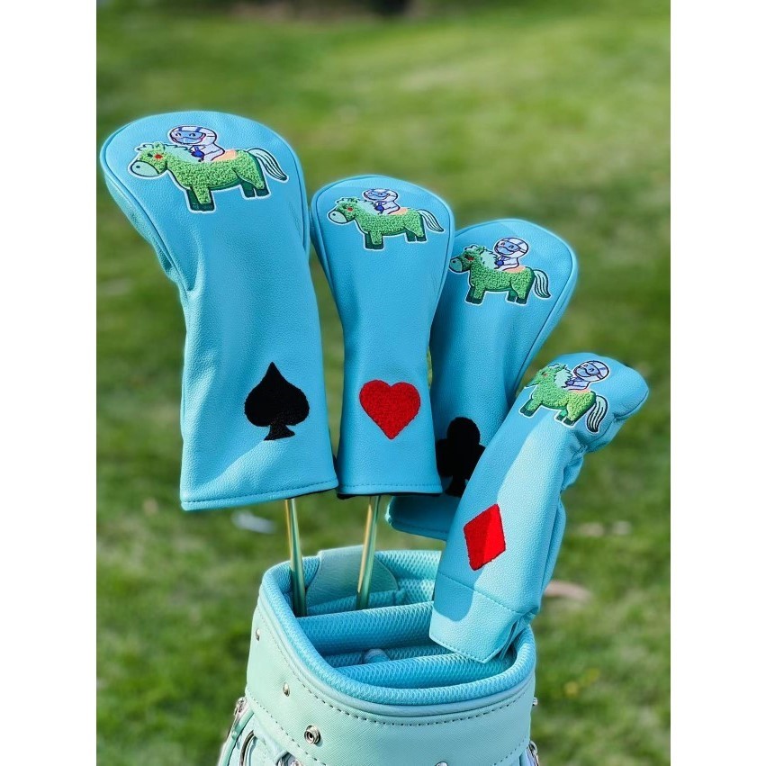 Royalguards高尔夫杆套绿马木杆