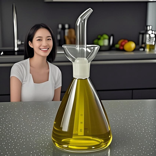 中式耐热环保级玻璃油壶调料瓶子