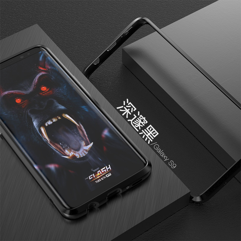 GINMIC Sword Slim Light Aluminum Frame Metal Bumper Case for Samsung Galaxy S9 Plus & Galaxy S9