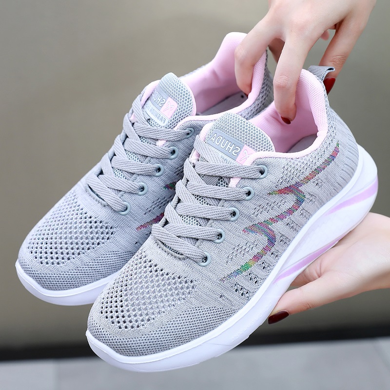 春秋老北京透气网面休闲运动鞋