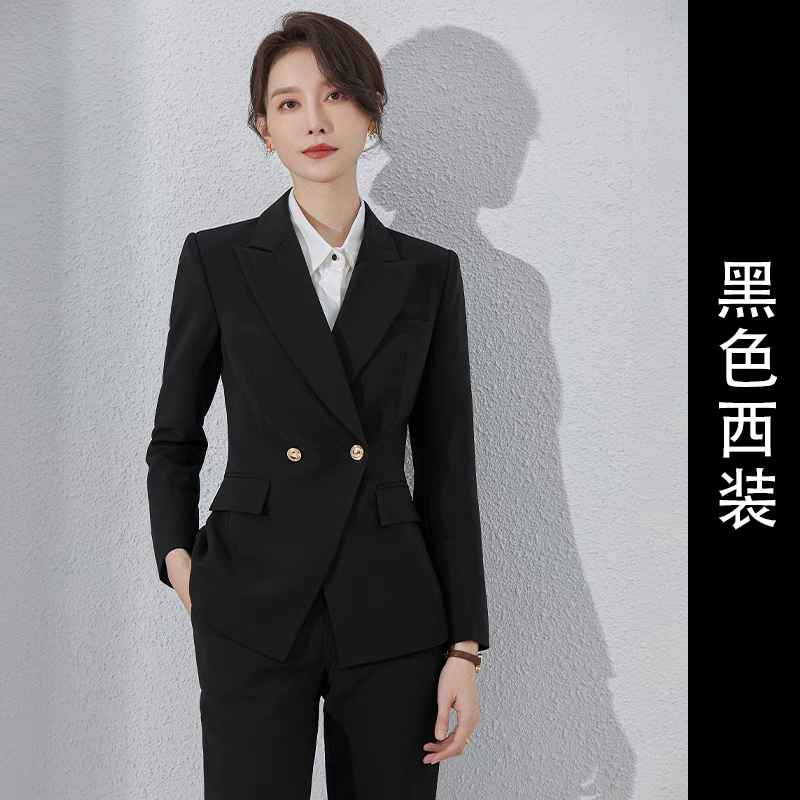 正装女设计感职业工装春秋新款西装套装工作服大学生公务员面试正