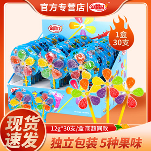 益生元 风车糖创意休闲零食糖果果汁软糖儿童零食幼儿园分享小零食