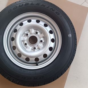 75R14LT备胎总成五孔拆车铁钢圈轮毂加胎一套 五菱荣光备胎175