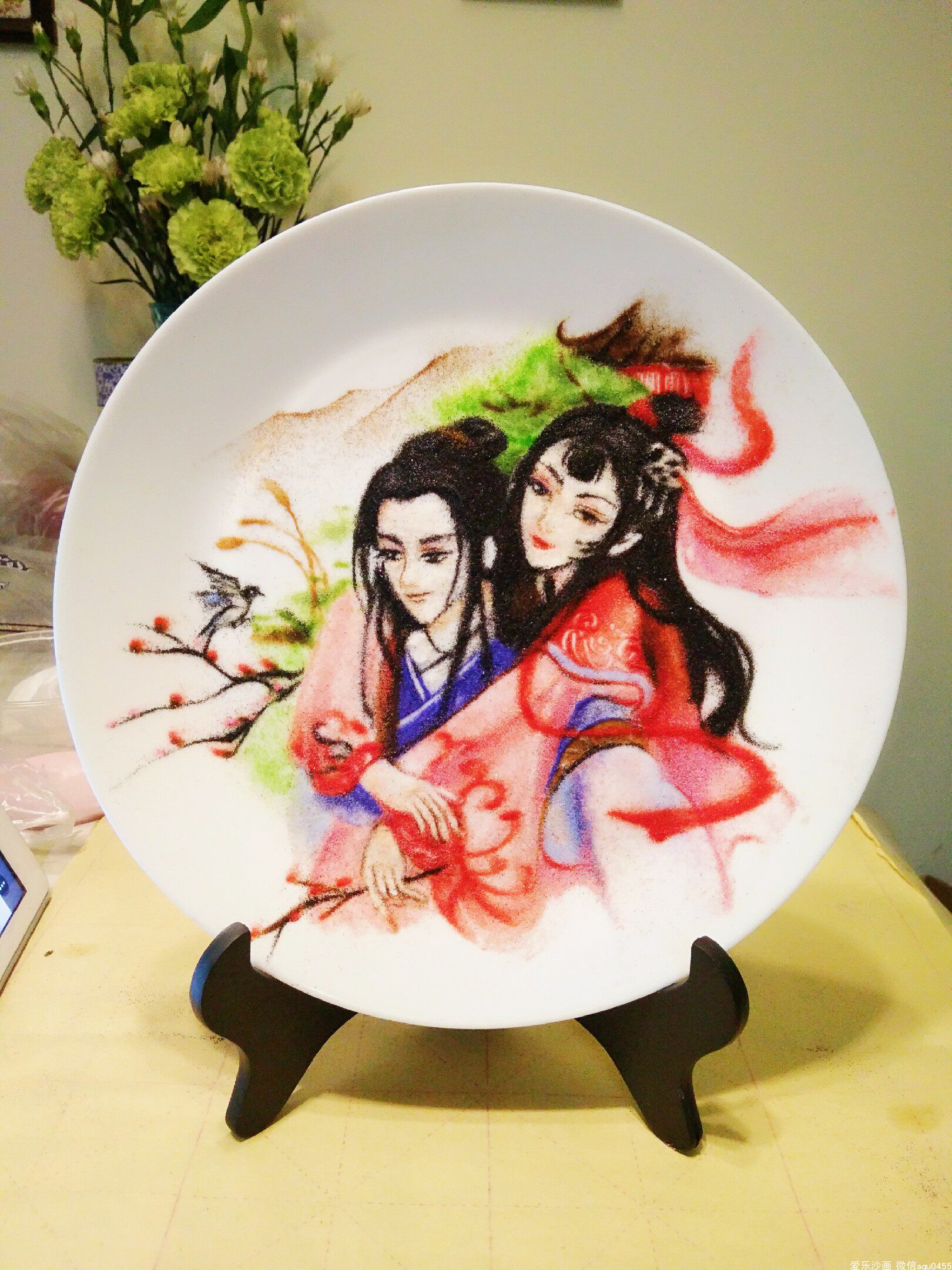 沙画定制沙盘画固彩沙画装饰画礼物高端礼品送亲友、领导、爱人