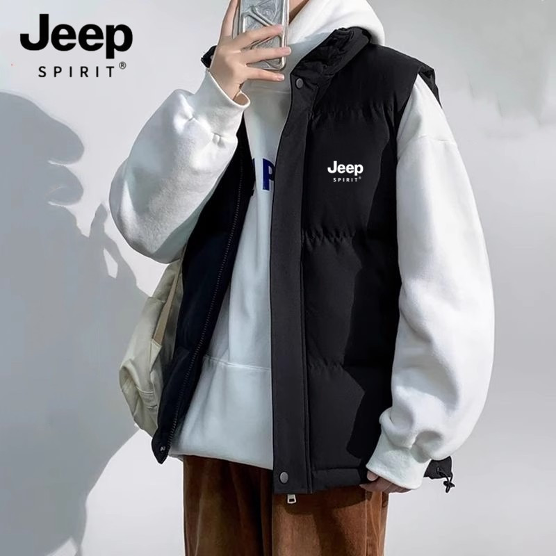 JEEPSPIRIT羽绒棉马甲男款