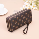 Длинный бумажник, модная вместительная и большая цепочка с молнией, маленькая сумка клатч, европейский стиль