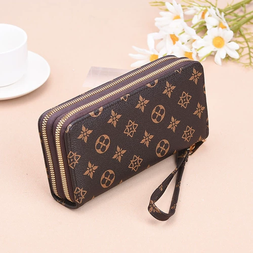 Длинный бумажник, модная вместительная и большая цепочка с молнией, маленькая сумка клатч, европейский стиль