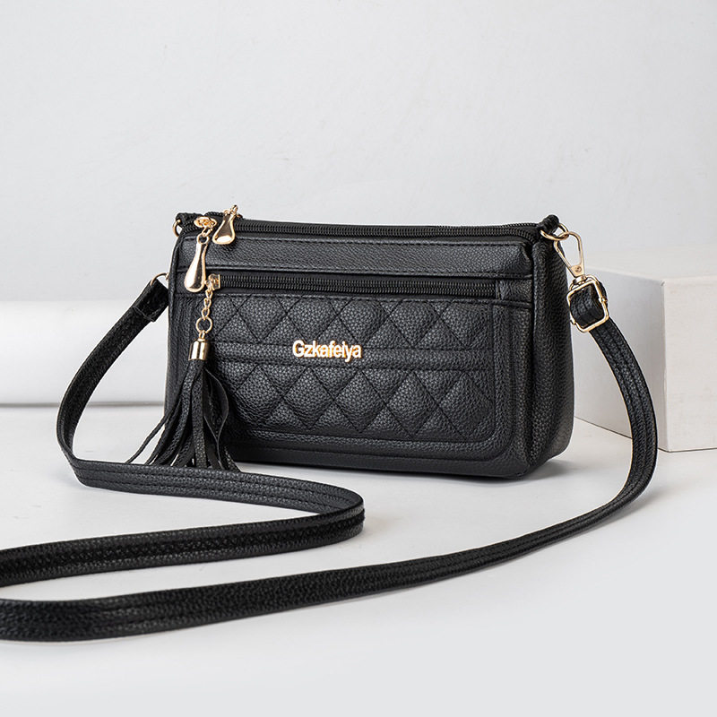 女包时尚中年包妈妈包大容量单肩包买菜包韩版斜挎小方包