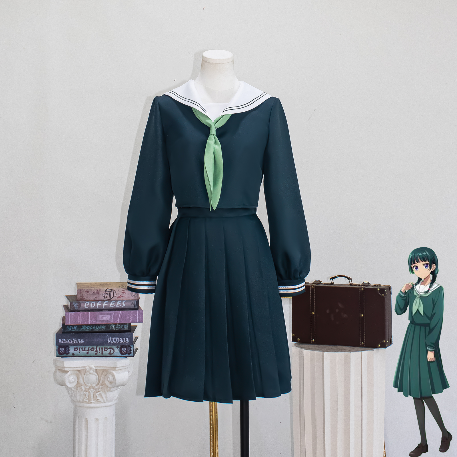 药屋少女的呢喃cos猫猫水手服JK裙二次元动漫cosplay服套装万圣节