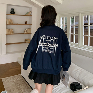 大货已出！春装新款后背刺绣棒球服夹克外套2D112-5528 P145 K208图片
