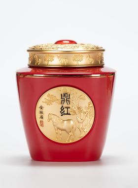 八马茶叶D02045 红茶金骏眉(鼎红6800)-120克（30包）精品灌装茶