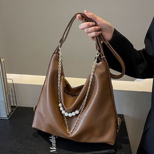 小C&K高级感大容量托特包包女2025新款珍珠链条单肩包通勤双