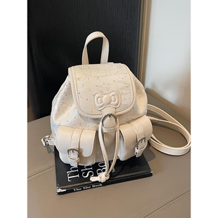 小C&K韩国小众潮流双肩包女学院风2025新款斜挎包通勤背包