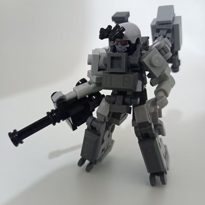 拼装玩具机甲MOC积木军事18