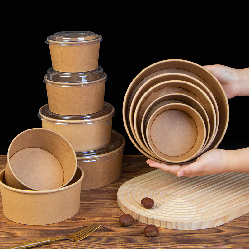 戚风蛋糕胚模具一次性烘焙纸碗6六寸4盒子千层包装盒纸盒纸托打包