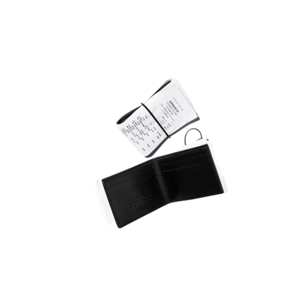 自主牛皮真皮小票收据短款钱包钱夹nvoice receipt design wallet