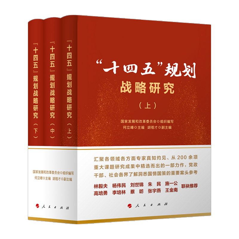 十四五规划战略研究 上中下册 新时代十四五规划纲要研究了解国情国策