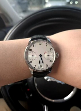 ZF厂葡计v7柏涛菲诺飞行员手表男款全自动机械表三问表葡7七日链