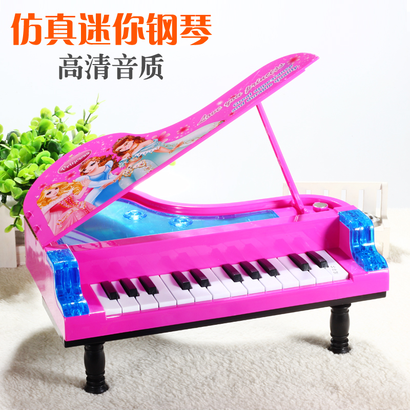 11-19新券儿童宝宝电子琴小钢琴玩具1-2-3-4岁乐器音乐玩具早教益智带灯光