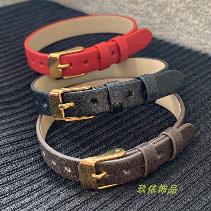 皮表带穿八宝罗盘表盘手腕带手环