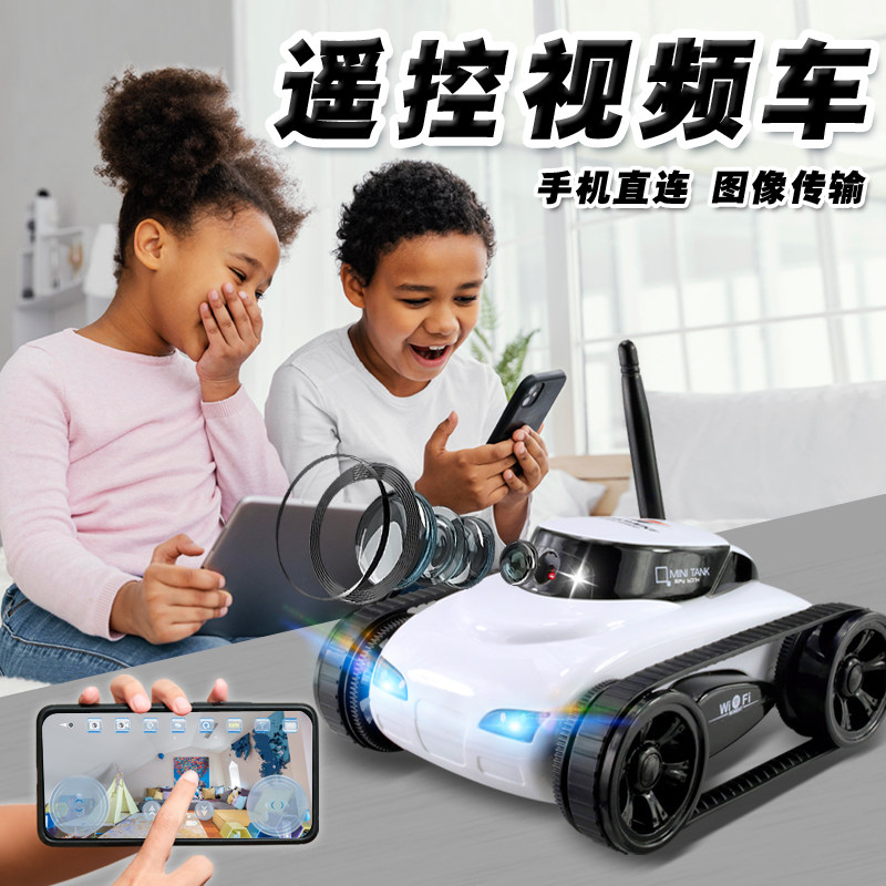 원격 제어 무선 카메라 라이트 WIFI 비디오 자동차 비디오 사진 크롤러 자동차 어린이 소년 장난감