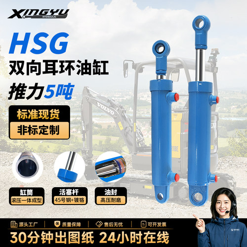 星宇HSG5吨双向液压缸总成