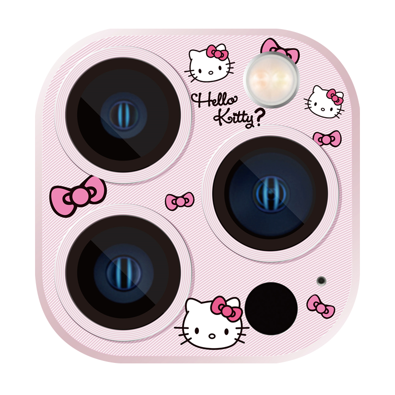 适用iPhone16手机镜头膜苹果14ProMax后摄像头贴膜13mini金属卡通钢化膜15plus镜头保护贴17pro