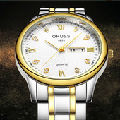 男女士情侣自动机械表男表钢带正品 石英表 商务休闲防水夜光时尚