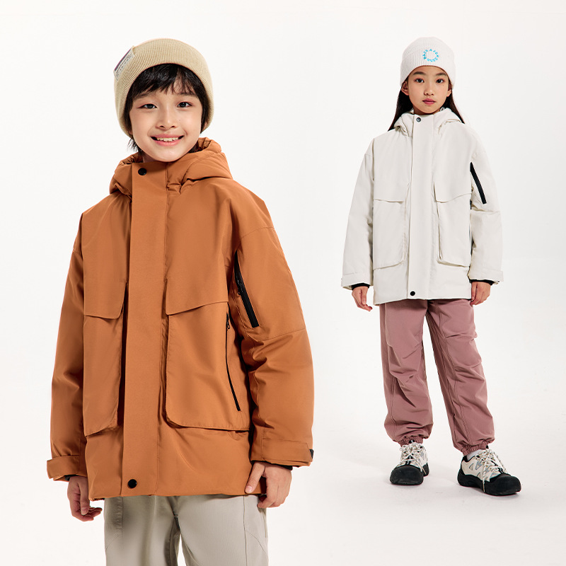 户外三防加厚羽绒冲锋衣冬季外套